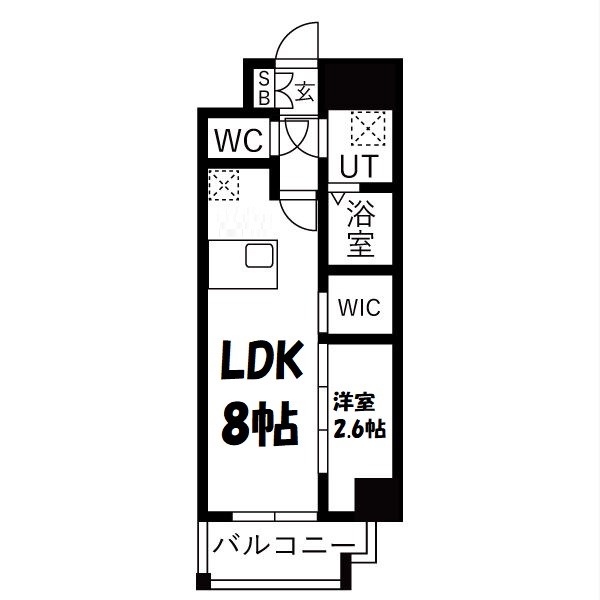 メイクスアート浄心 間取り図
