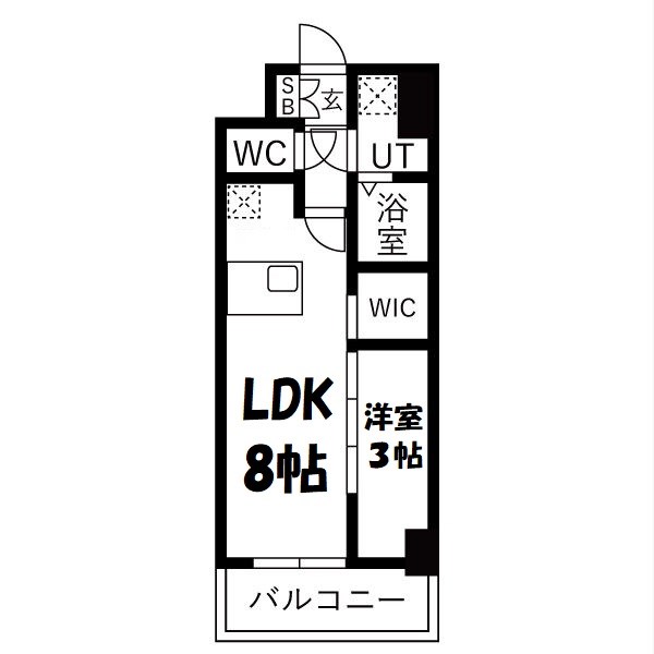 メイクスアート浄心 間取り図