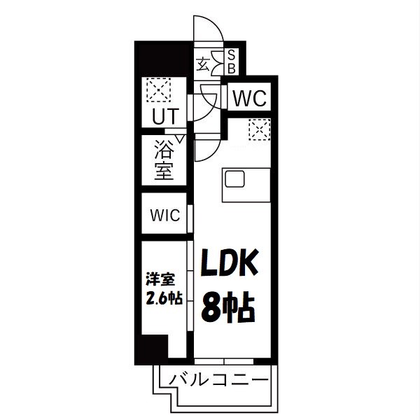 メイクスアート浄心 間取り図