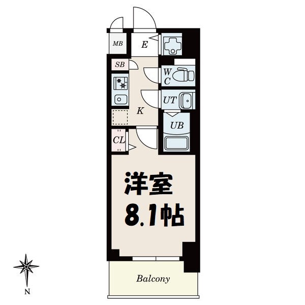 CREST TAPP新栄 間取り図