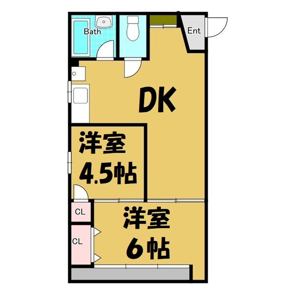 ＭＩＹＡＫＯ　ＤＯＲＩ　ｂｌｄｇ 間取り図