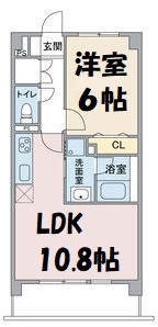 レージュ川原通 間取り図