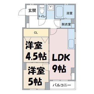 ユタカマンション 間取り図