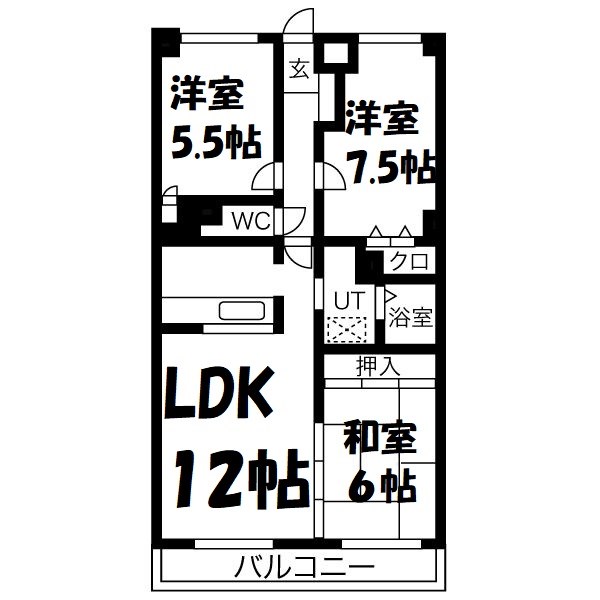 ヒルトップ井上 間取り図