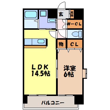 クレシェール大須 間取り図