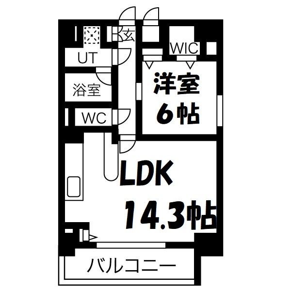 レガーロ茶屋ヶ坂 間取り図