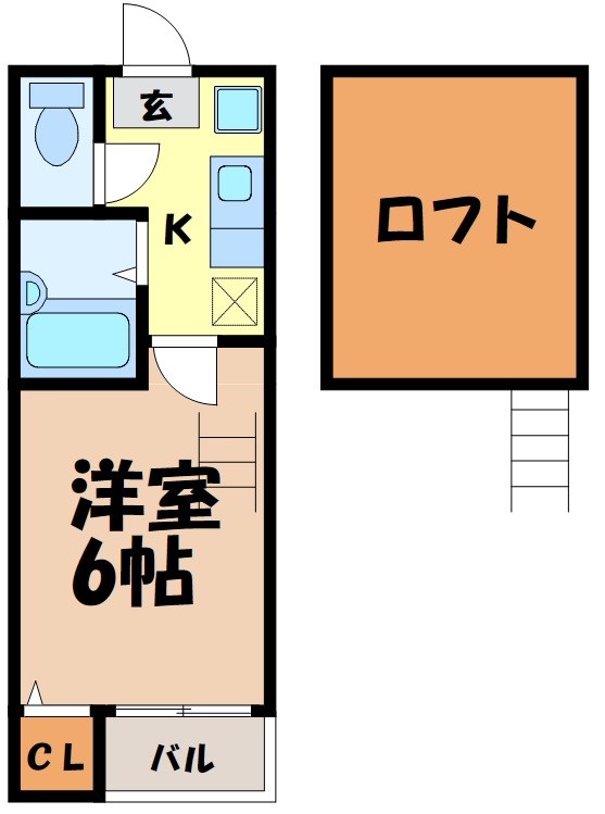 ロフト志賀本通 間取り図