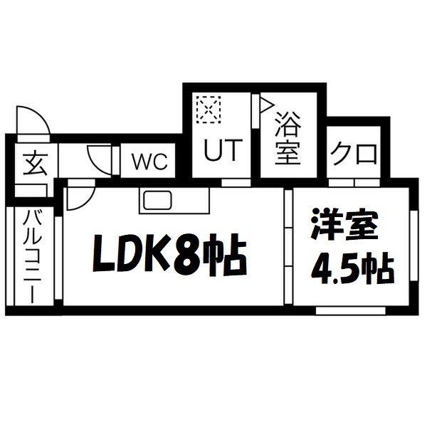 LOFT10名駅 間取り図