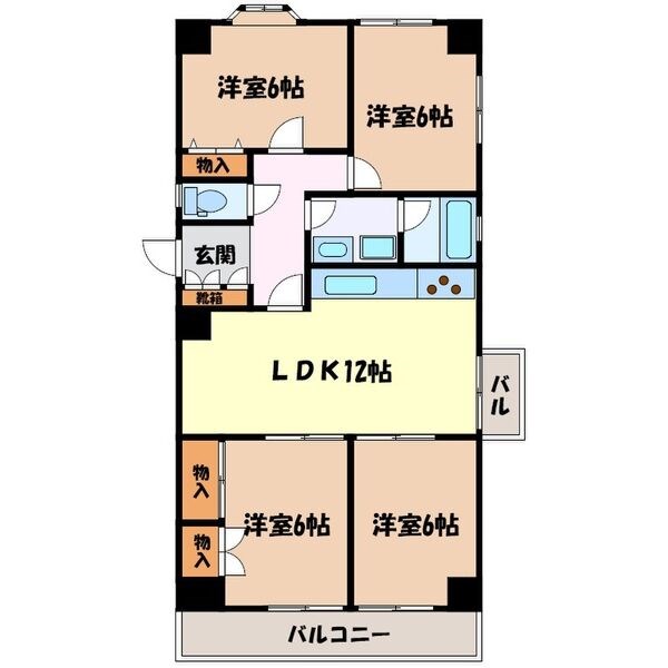 エスポア金山Ⅲ 間取り図