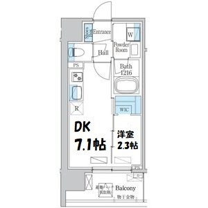 デュオフラッツ今池フレナ 間取り図
