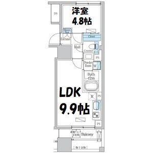 デュオフラッツ今池フレナ 間取り図