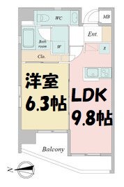 レインボーピア八熊 間取り図