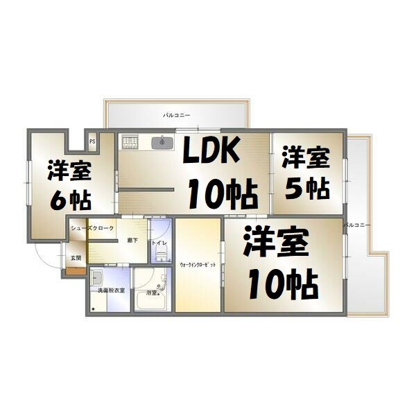 矢野マンション 間取り図
