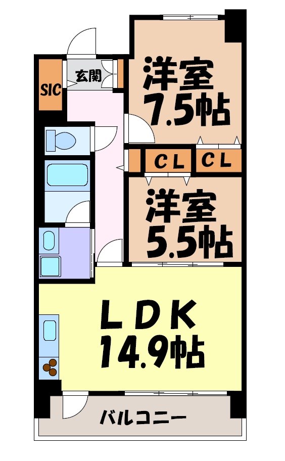 戸部マンション 間取り図