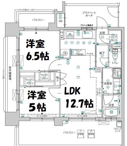 ファミリアーレ神宮東第2 間取り図