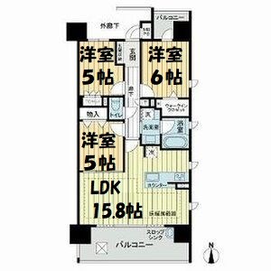 ライオンズ名古屋ステーションアクシス 間取り図
