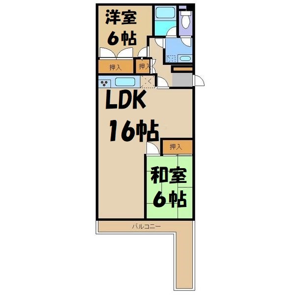 レスポアール豊岡 間取り図