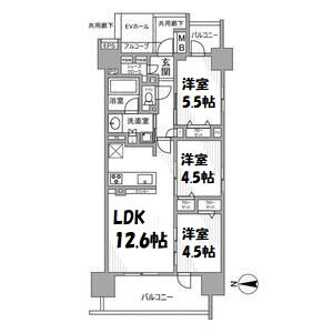 プレサンスロジェ名古屋駅SOUTH 間取り図