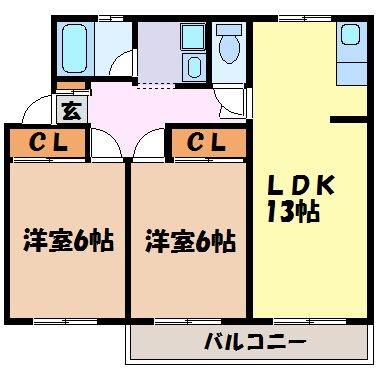 ユートピア南山 間取り図
