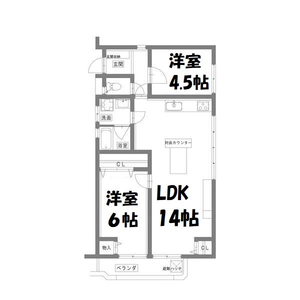 リノヴェール本山 間取り図