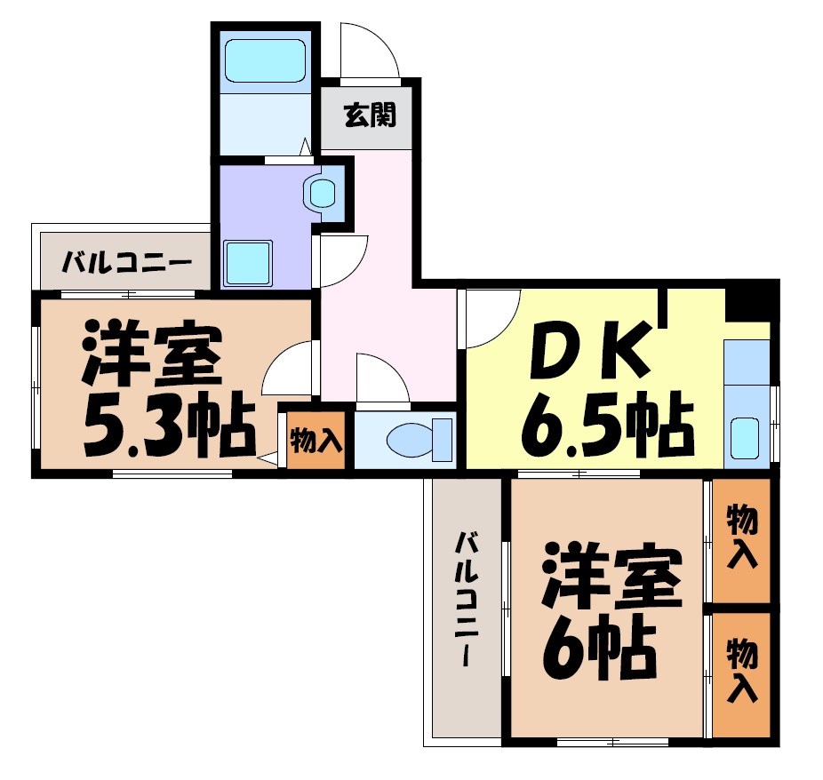 エグゼ金山 間取り図
