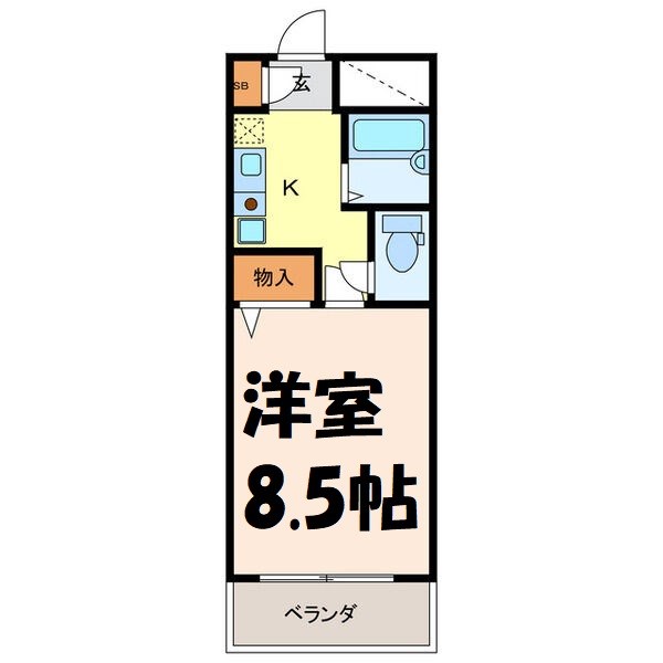 グランドール上前津 間取り図