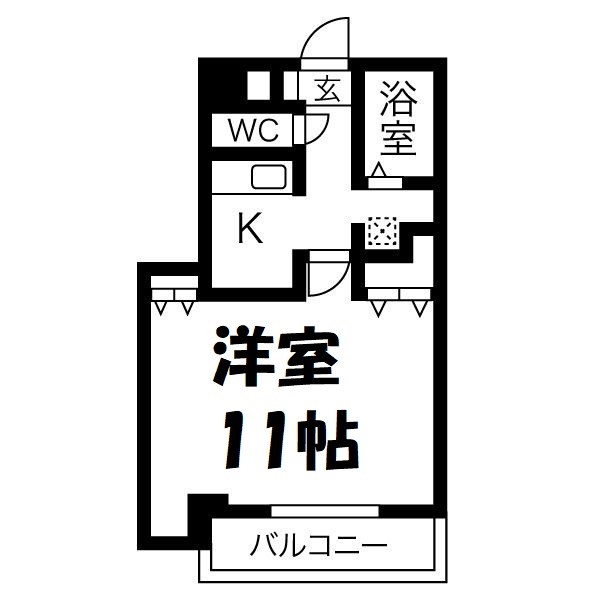 キャノンピア鶴舞 間取り図