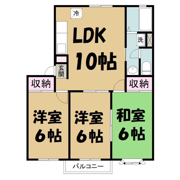 ケーエムハイツ 間取り図