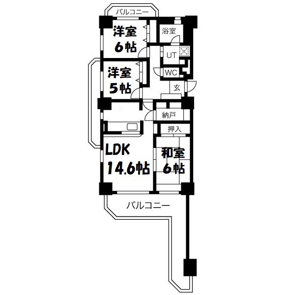バンベール・グラン山手弐番館 間取り図