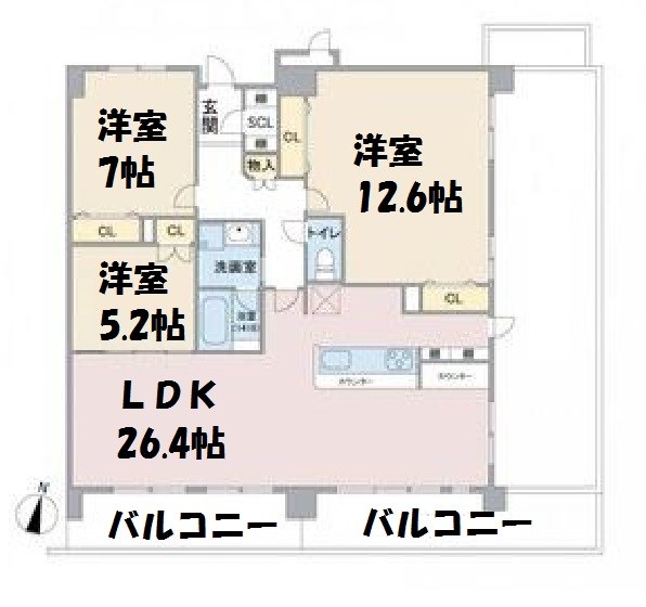 メゾンＳＫ一社 間取り図