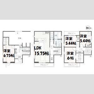 マイホームネクスト港区津金 間取り図