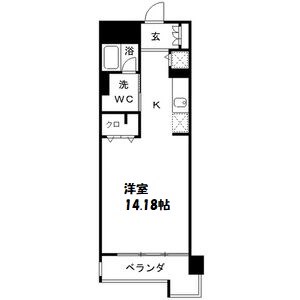 レジディア東桜Ⅱ 間取り図