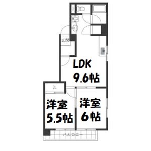 コーラル志賀 間取り図