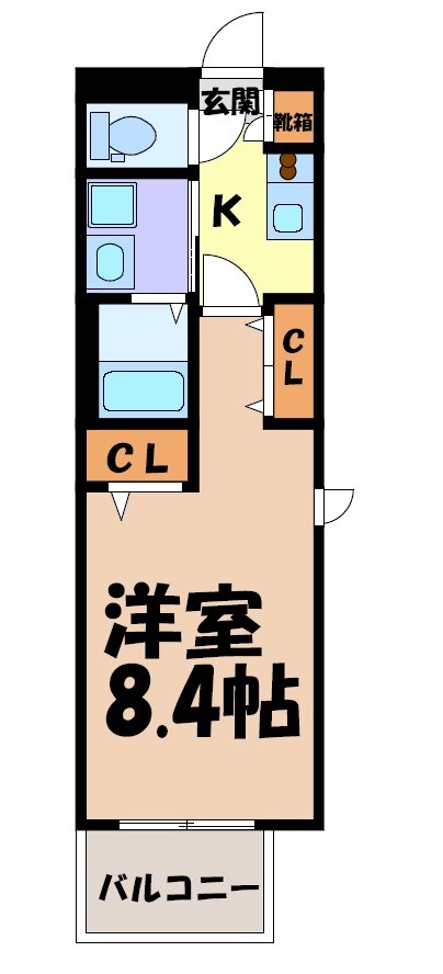 パルティール大曽根 間取り図