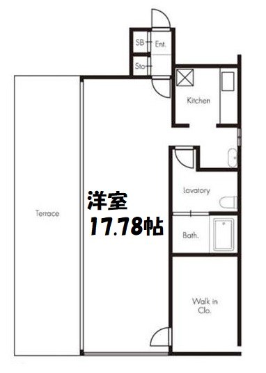 Ｈａｒｖｅｙ Ｒｅｓｉｄｅｎｃｅ 間取り図