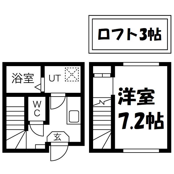 CASA名駅西 間取り図