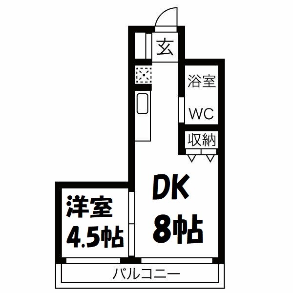 プチメゾン金山 間取り図