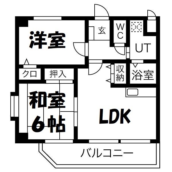 メゾンアベール 間取り図