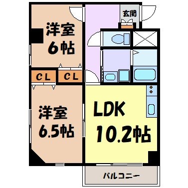ウィル猫洞 間取り図