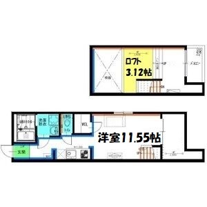 RadIAnce名城公園N棟 間取り図