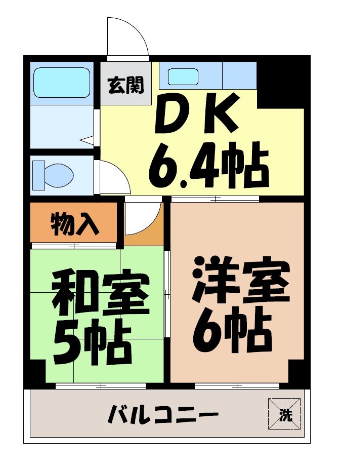 ヴィラ南山 間取り図