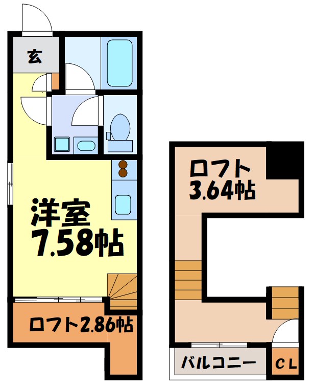 RadIAnce名城公園S棟 間取り図