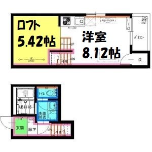 RadIAnce名城公園S棟 間取り図