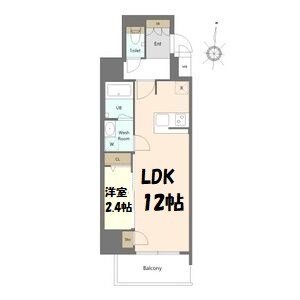 S-RESIDENCE高岳bresa 間取り図