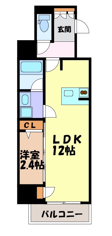 S-RESIDENCE高岳bresa 間取り