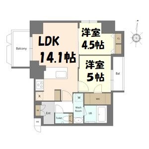 S-RESIDENCE高岳bresa 間取り図