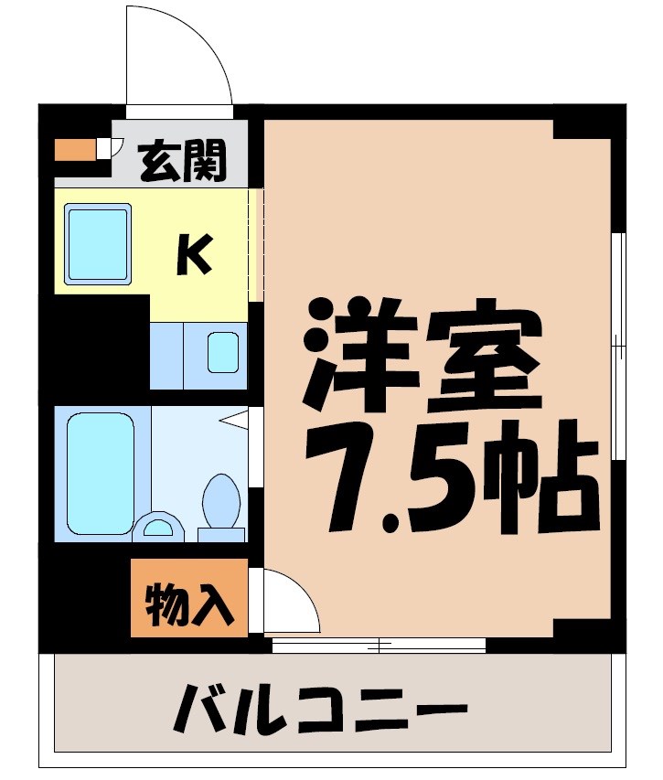 エアリー千成 間取り図