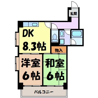 レスカール白金 間取り図