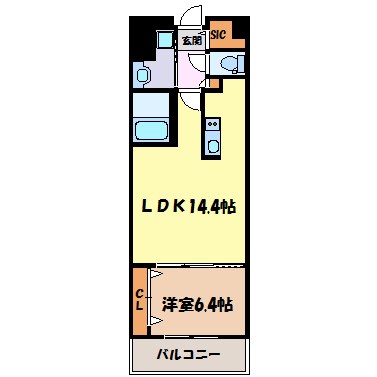 ロイジェント日吉 間取り図
