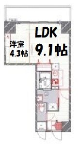 BSレジデンス栄 間取り図